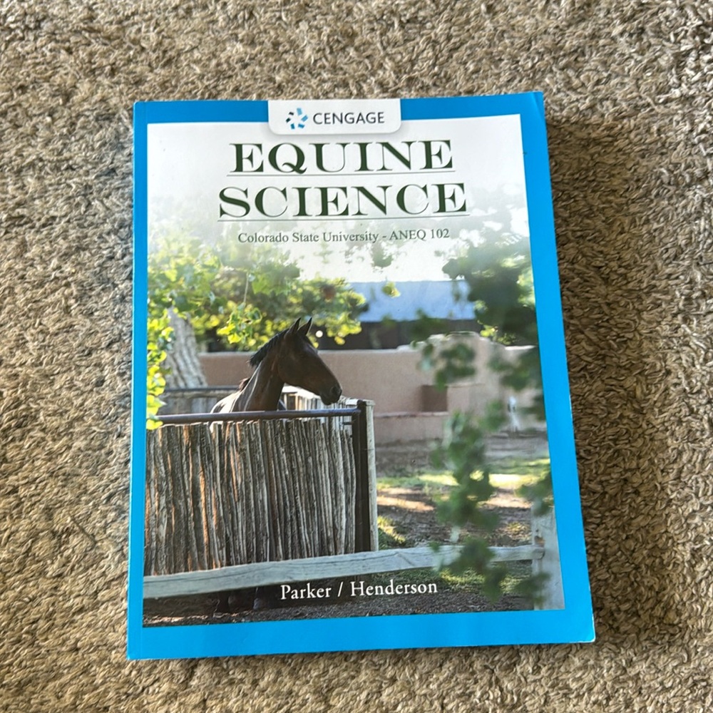 CSU equine science original textbook